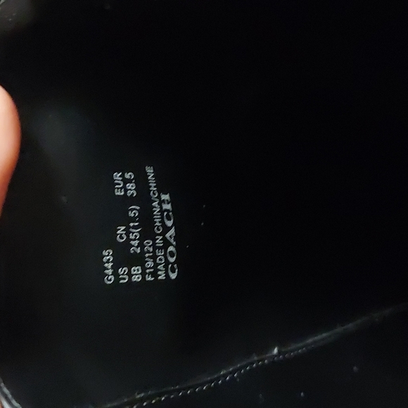 SOLD Never worn Coach boots - Picture 10 of 12